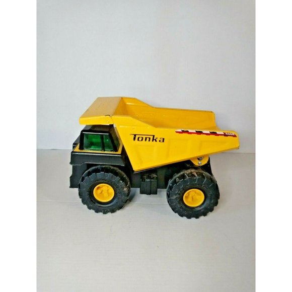Vintage HASBRO TONKA DUMP TRUCK 4000 Xmb 975 STEEL BED Authentic YELLOW - Picture 9 of 12